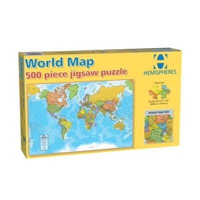 WORLD MAP JIGSAW PUZZLE
