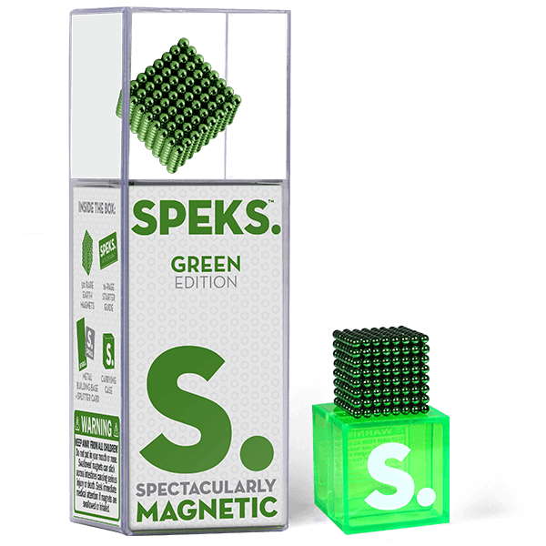 Speks Strong Mini Magnets - Green