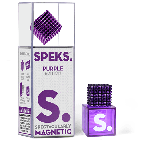 Speks Strong Mini Magnets - Purple