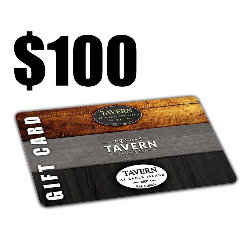 $100  GIFT CARD