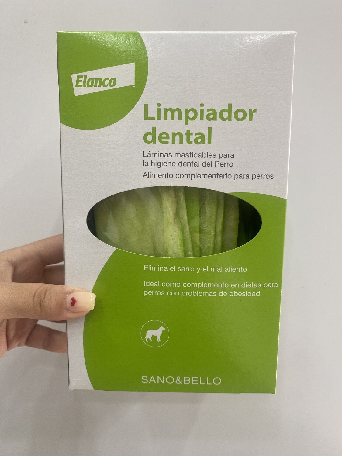 Limpiador dental Elanco