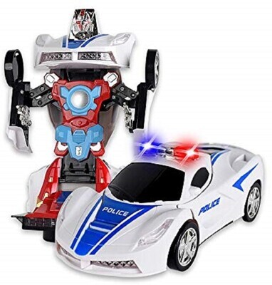Police Transformer Car