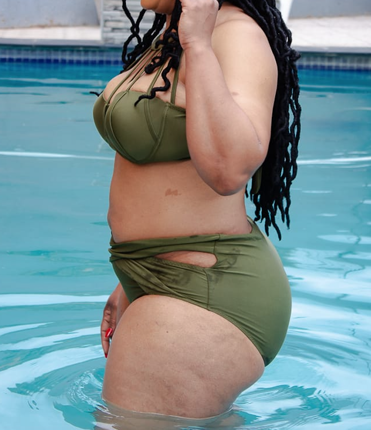 Swimming Costume - Green 2pcs