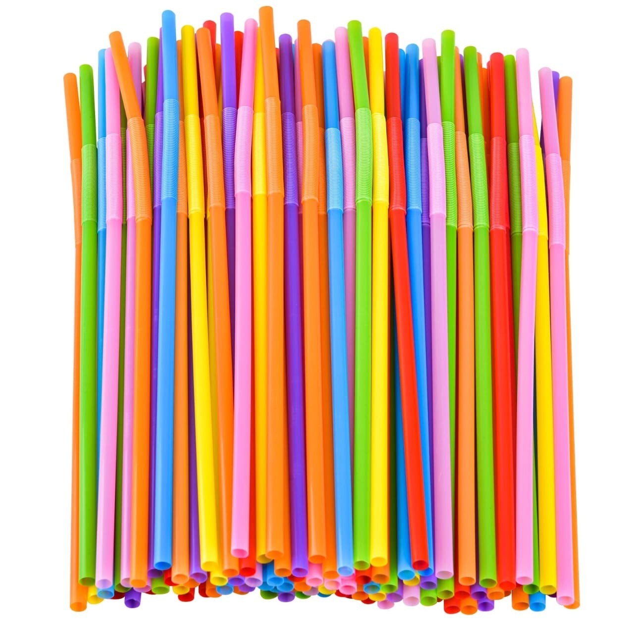100 Plastic Straws