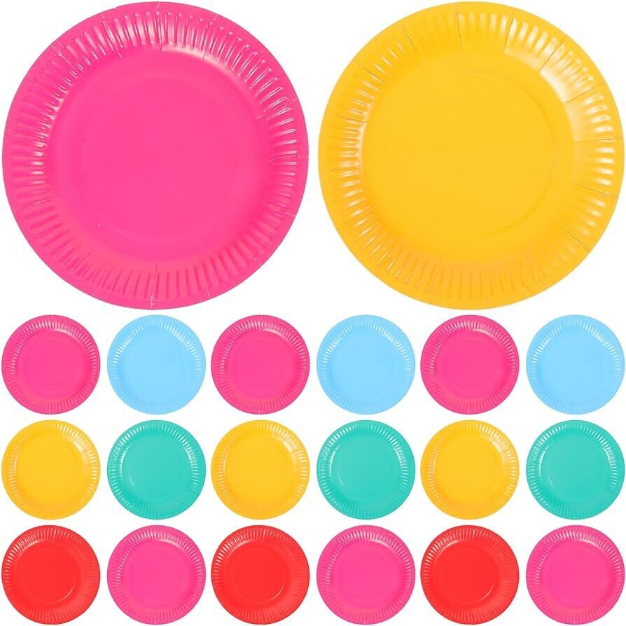 10pcs Big Round Plates