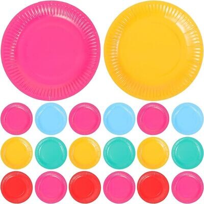 10pcs Big Round Plates
