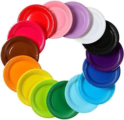 10pcs Small Plain Plates