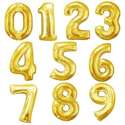 32in Foil Number Balloons
