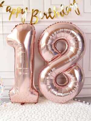 40in Foil Number Balloons