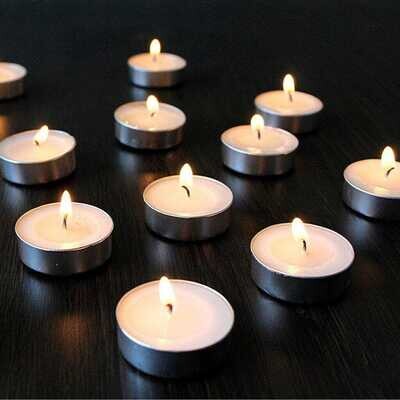 50 pcs Tea Light Candles