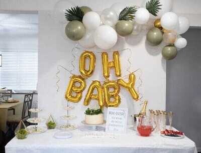 Baby Shower Foil Balloon Banner