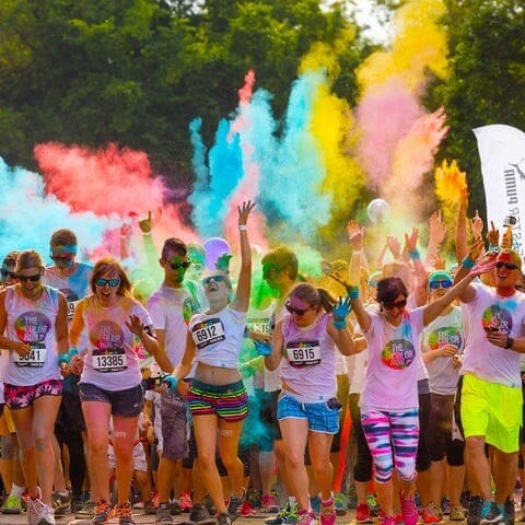 Colour Run Powders