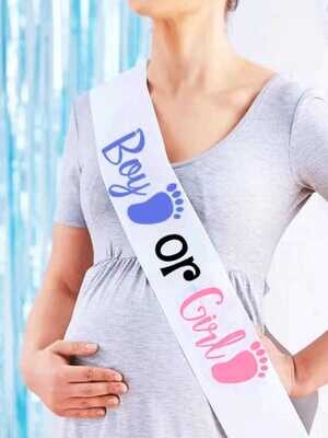 Gender Reveal Sash