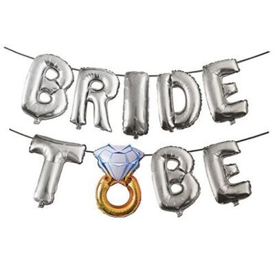 Bride to Be Foil Balloon Banner