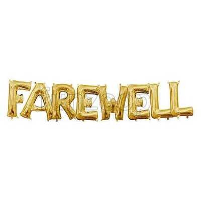 Farewell Foil Balloon Banner