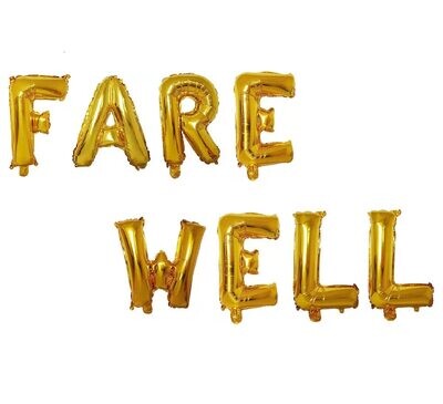 Farewell Foil Balloon Banner