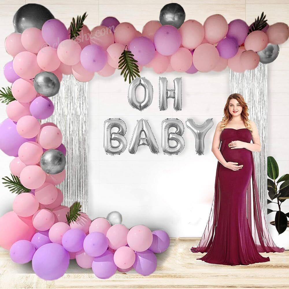 Oh Baby Foil Balloon Banner