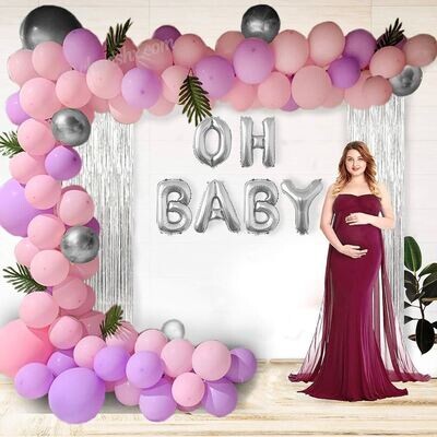 Oh Baby Foil Balloon Banner