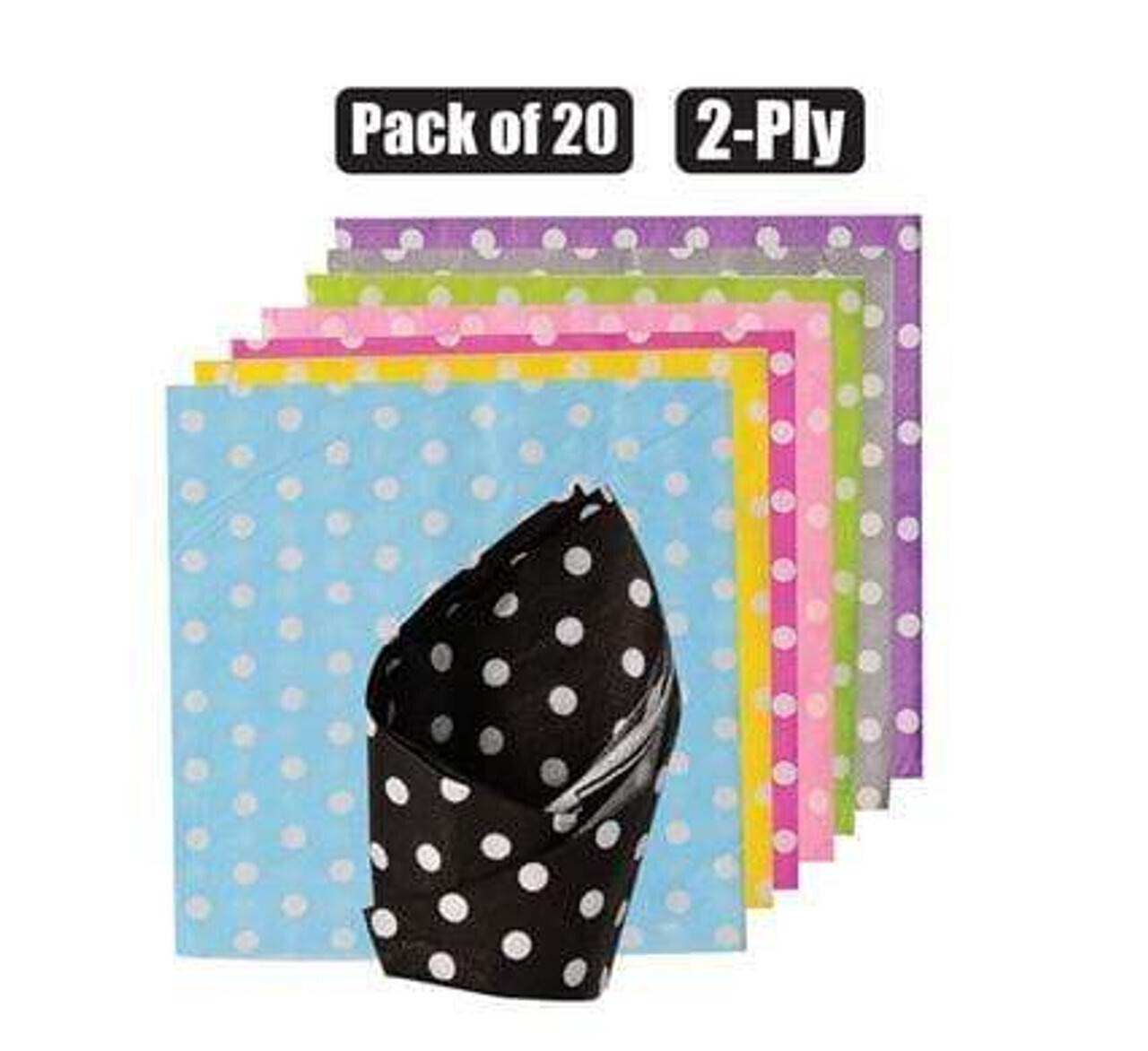 20 pcs Dotted Serviettes