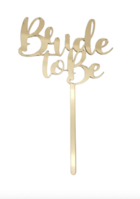 Acrylic Bride to Be Cake Toppers