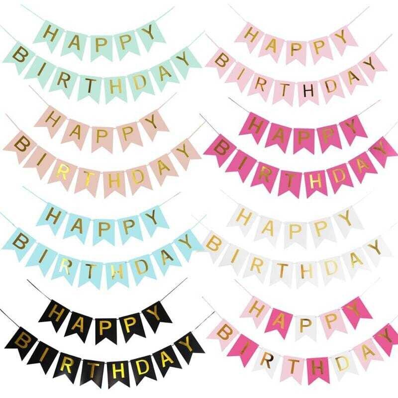 Happy Birthday Paper Banner