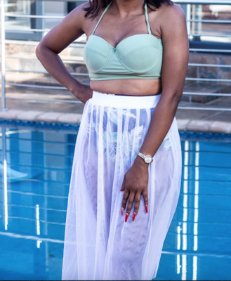 Swimming Costume - Mint Green  3pcs