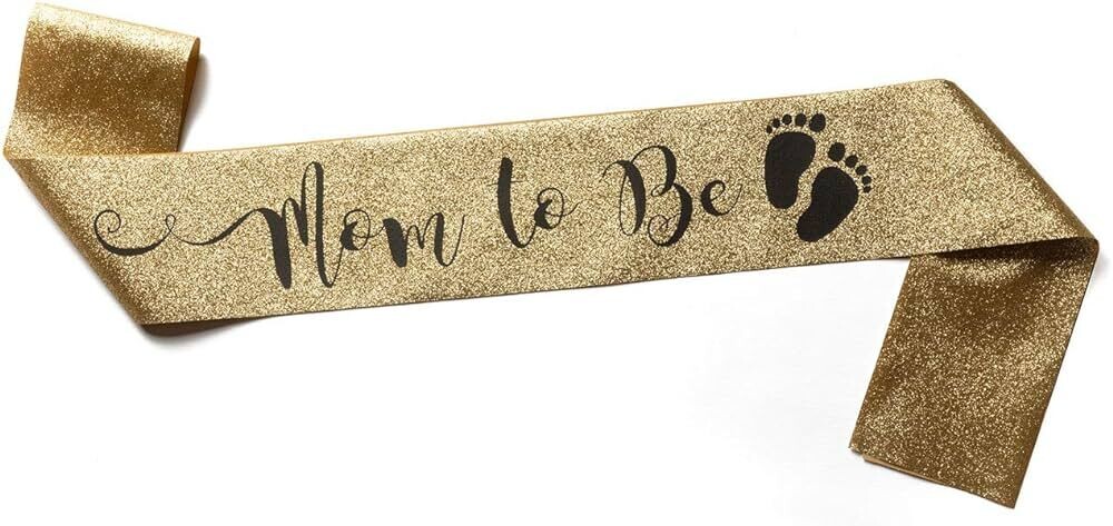 Mom to Be Sash - Glitter