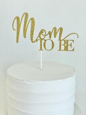 Wooden Baby Shower Cake Toppers