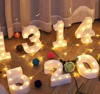 Led Small White Numbers
