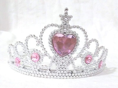 Girls Plastic Crowns Assorted