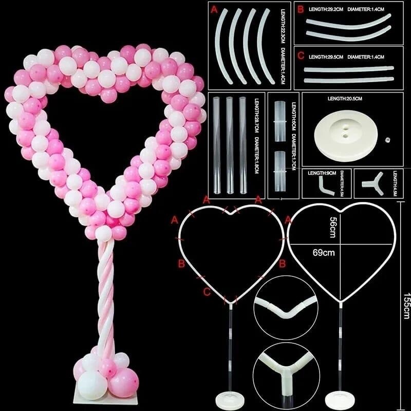 Heart Shape Balloon Stand