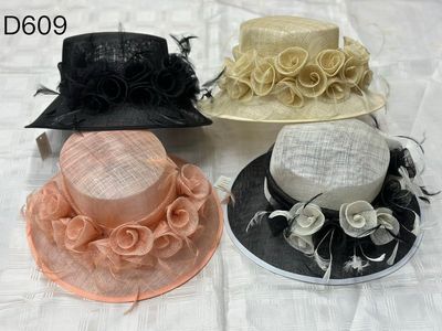 Bridal Hats - D609
