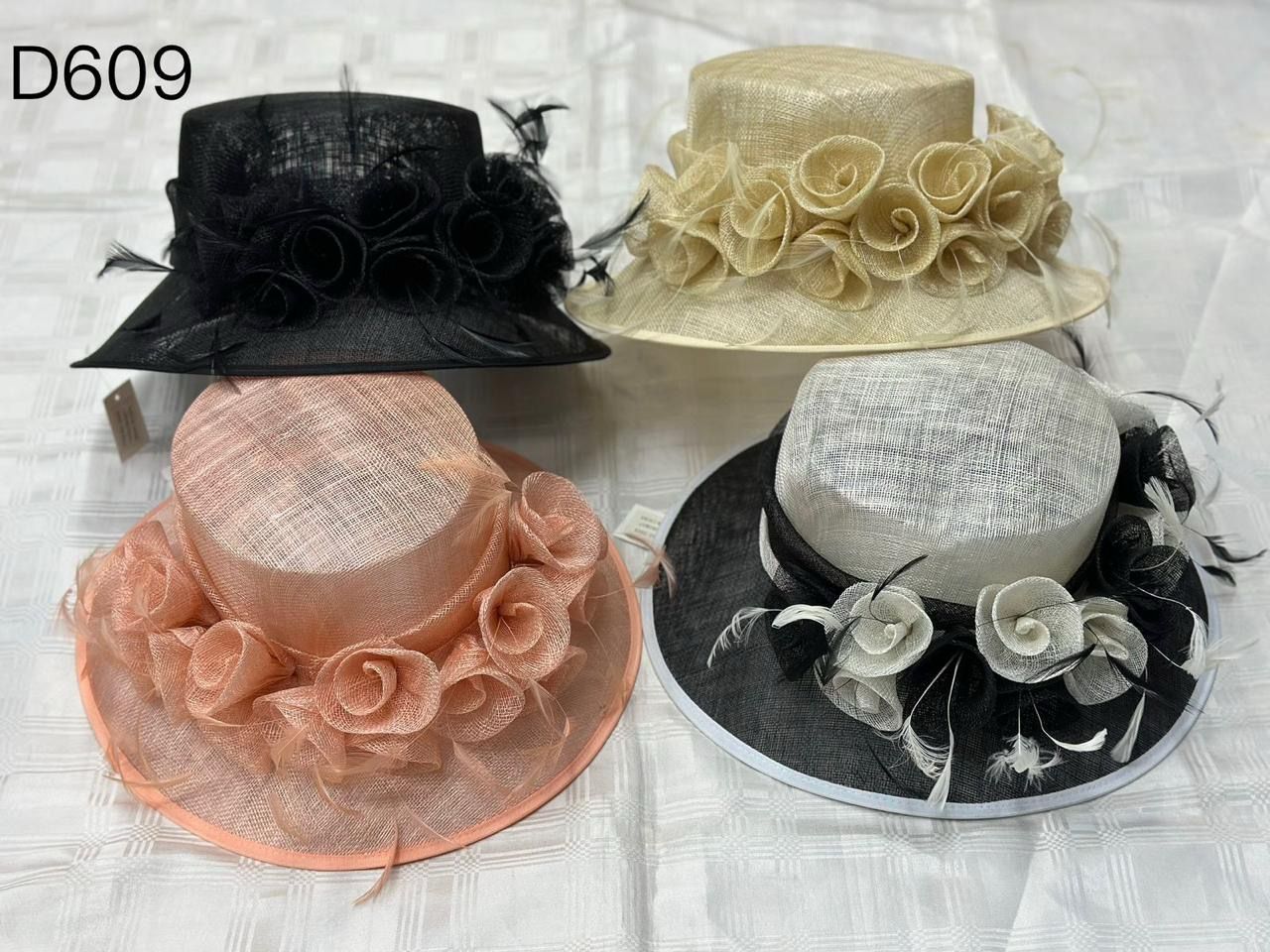 Bridal Hats - D609