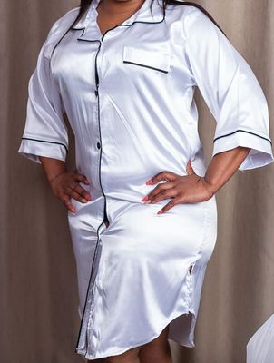 Model is wearing a Large Size