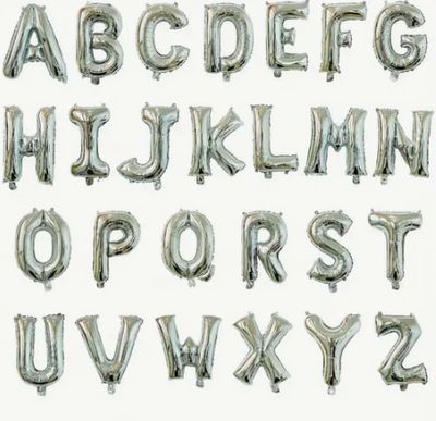 20in Foil Alphabet Balloons