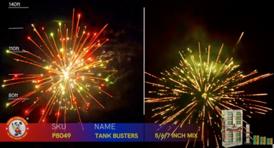 Firework-Mixed:经典烟花[⽅⽅正正]Box of Tanks