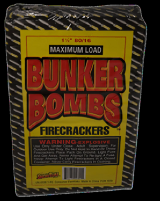 炮⽵[鞭炮⼩⼩组] Half brick a bunker, bonfire crackers