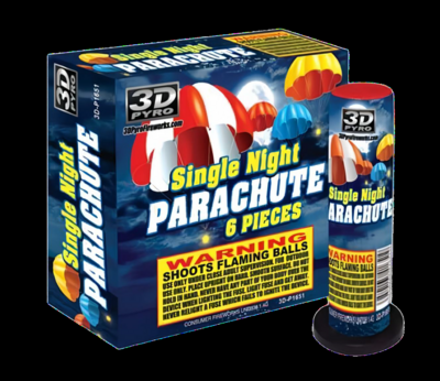 玩具烟⽕[深夜降落伞] Single night parachute box