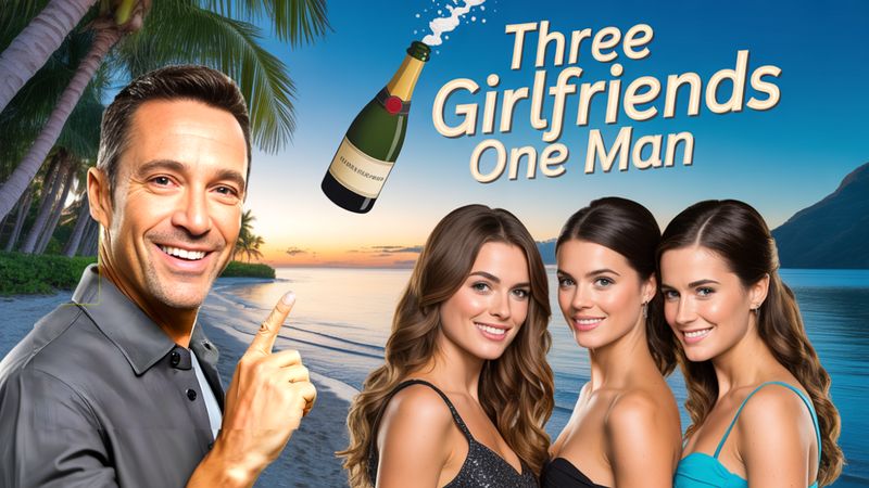 Thumbnails- Our client dream of being with three women.  (we can put your face too)