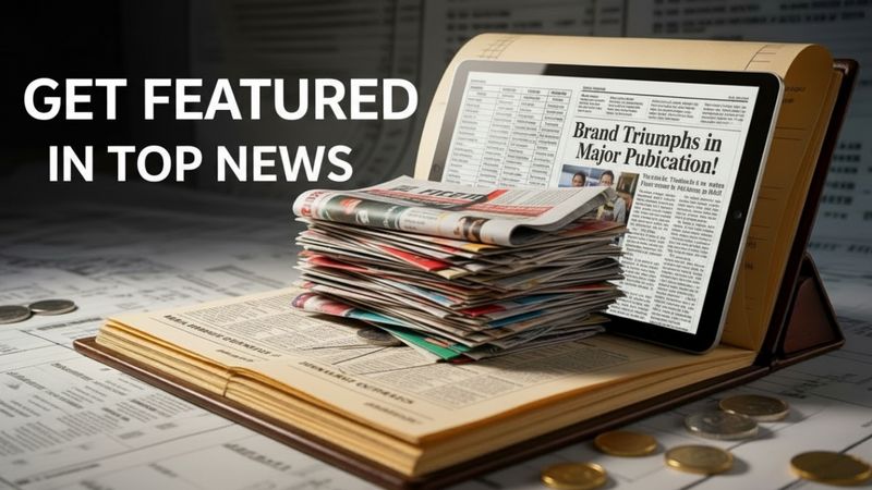 Get featured in leading news outlets