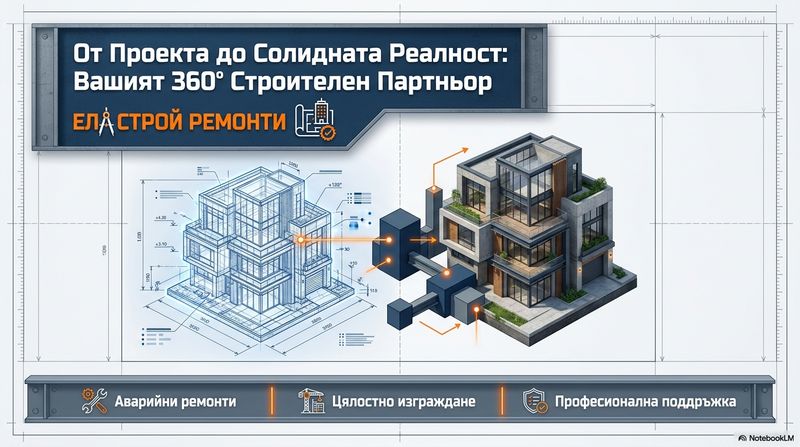 Доплащане за завършена видео продукция (Финално плащане). Обект: Рекламно видео за ЕЛ СТРОЙ РЕМОНТИ