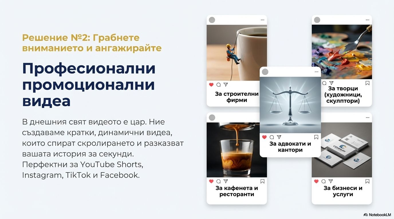 „Пълно плащане – Видео за покривни услуги“.