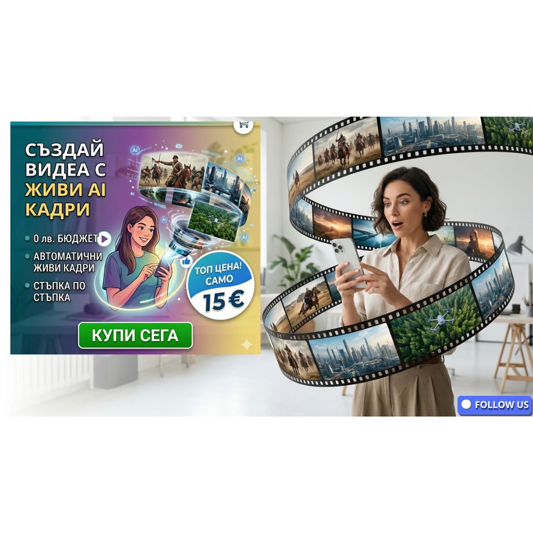 Създаване на Видеа с Живи AI Кадри за Сайта или Хобито Ви