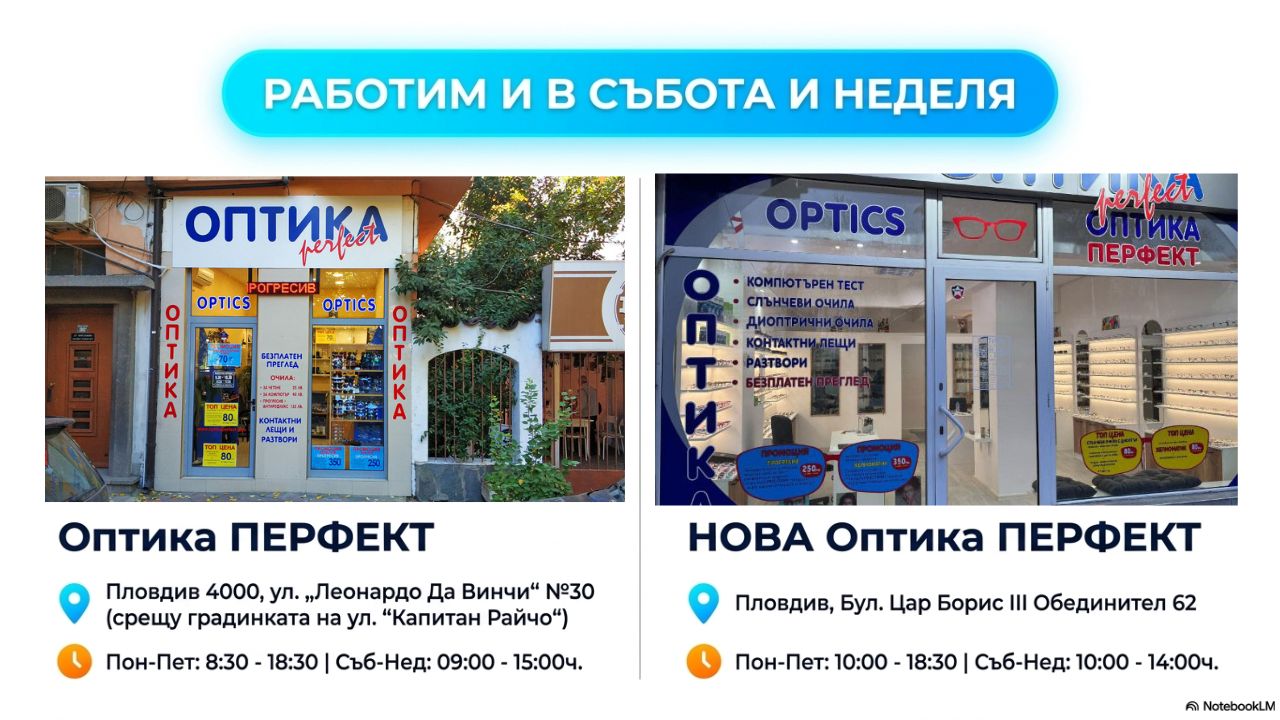 видео реклама за магазин за оптика пловдив