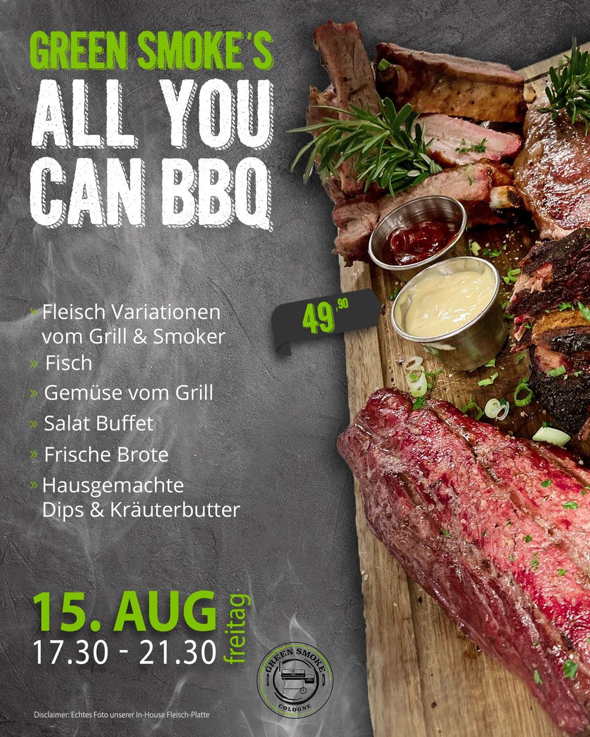 ALL YOU CAN BBQ Meat Love Ticket 15.08.2025