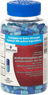 Member&#39;s Mark Extra Strength PM Gelcaps 375 count