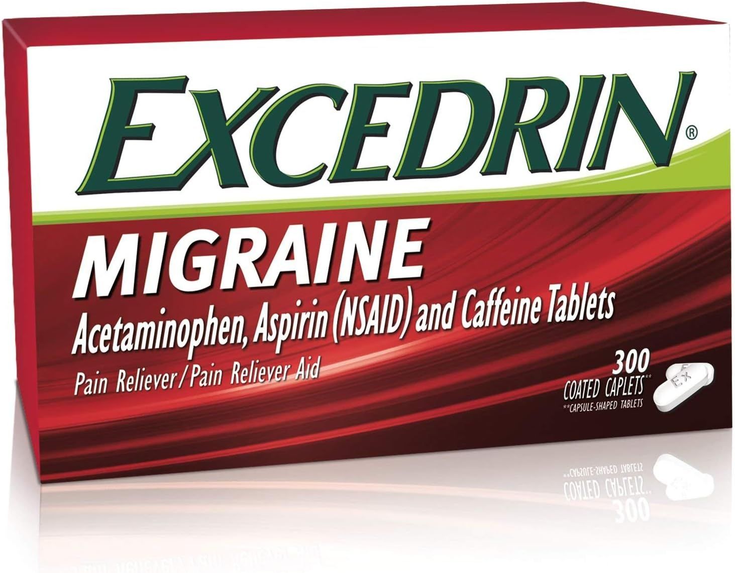 Excedrin Migraine for Migraine Relief, 300 Caplets