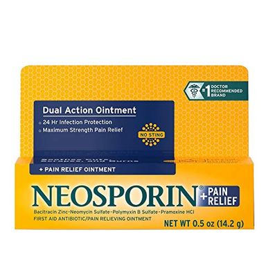 Neosporin Pain Relief First Aid Antibiotic Ointment 14g