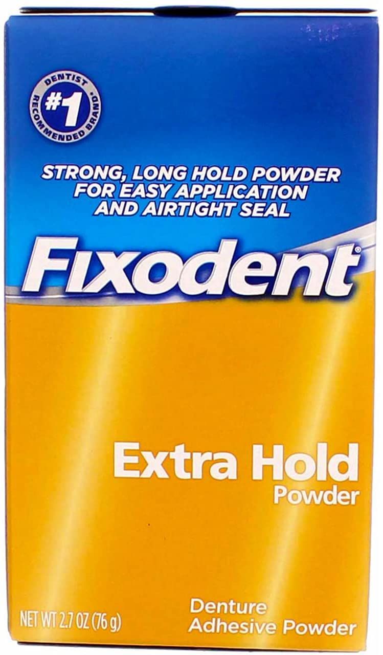Fixodent Denture Adhesive Powder Extra Hold 75 g