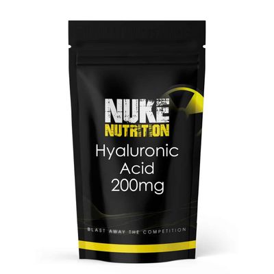 Hyaluronic Acid 200 mg High Strength 60 Tablets Skin Hydration, Hair &amp; Eye Support